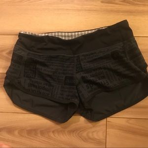 Black Lululemon shorts